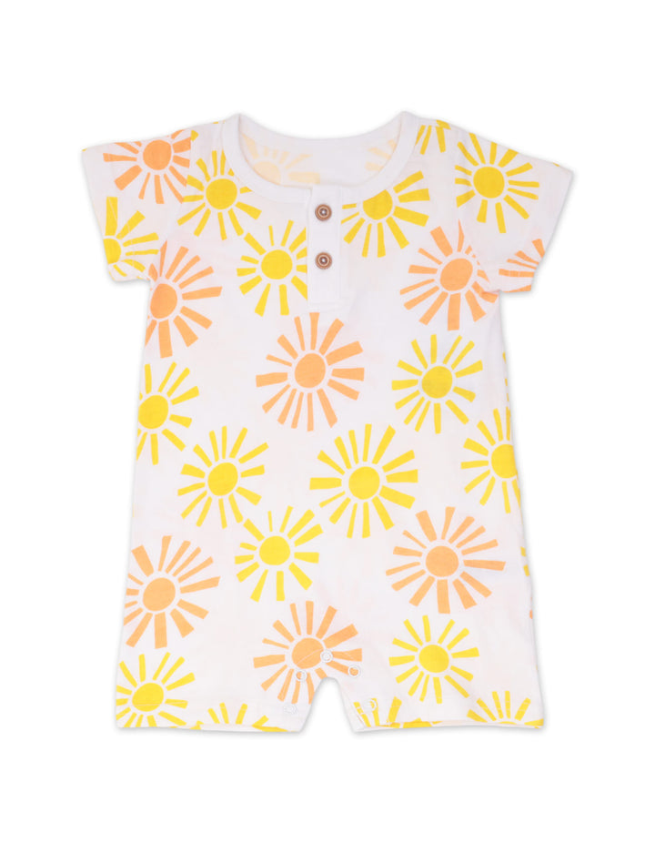 Baby Boy Jumpsuit Pack of 2 Sun and Striped Print at Zubaidas Online Pakistan