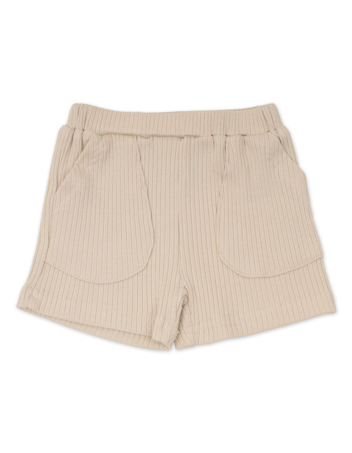 Baby Boy Minimalist Ribbed Summer Outfit 2 Pcs  at Zubaidas Best Online Baby and Kids Store in Pakistan
