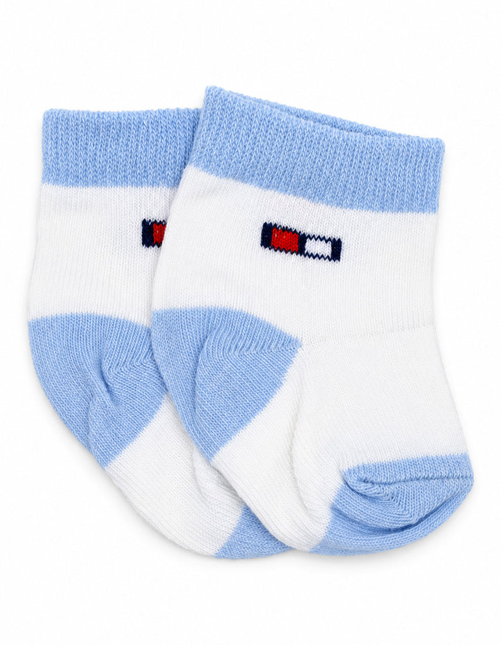 Baby Boy Pack of 3 Socks Blue White and Grey at Zubaidas Online Pakistan