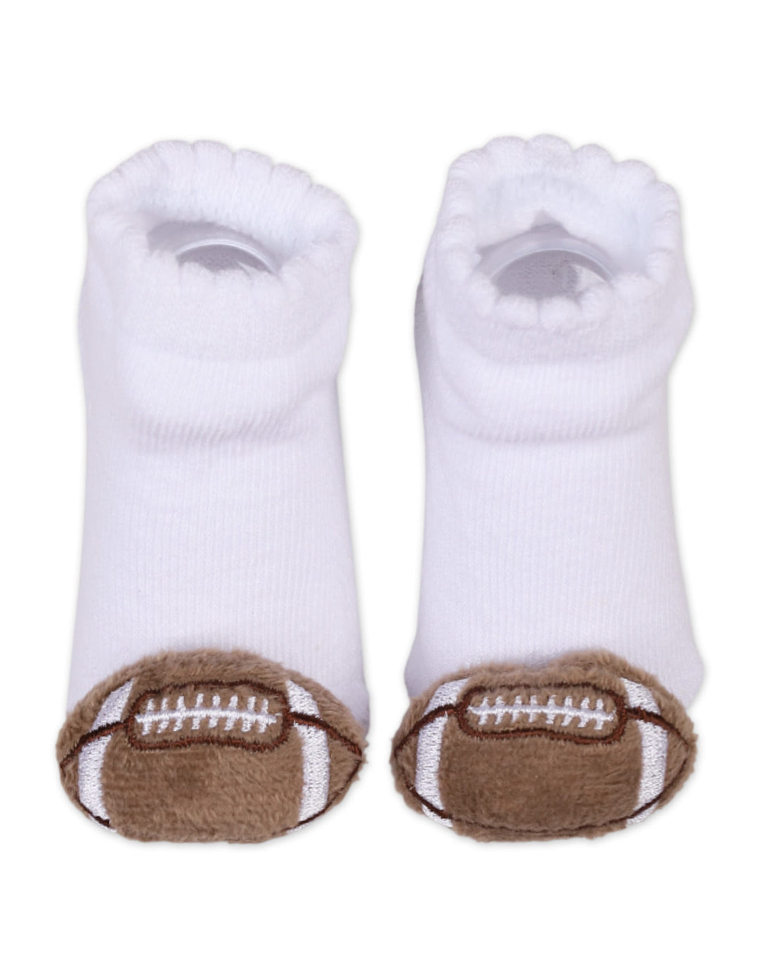 Baby Boy Rattle Booties Bambies Sporty WIN and Rugby Ball at Zubaidas Online Pakistan