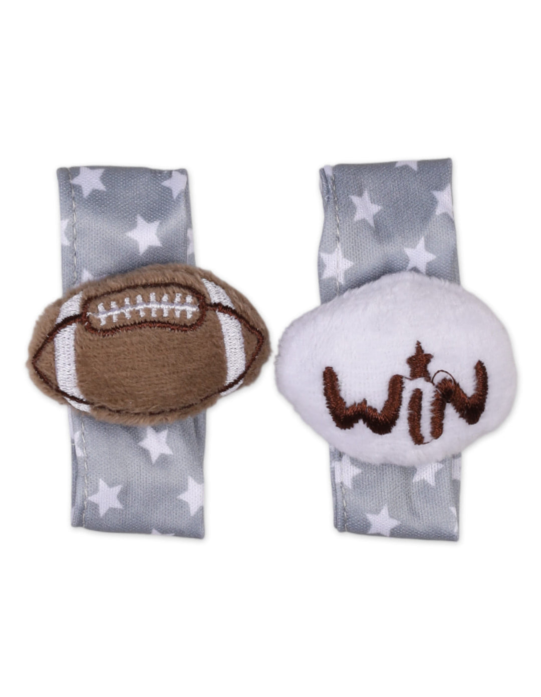 Baby Boy Rattle Wrist Band American Football Grey at Zubaidas Official Pakistan