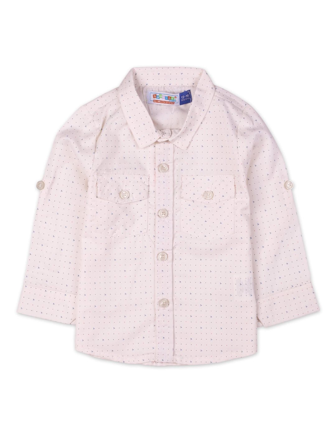 Baby Boy Shirt Bambies off White Printed Full Sleeves at Zubaidas