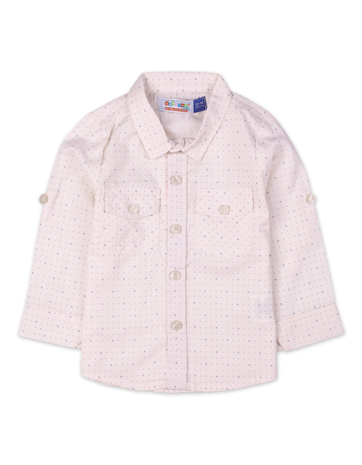 Baby Boy Shirt Bambies off White Printed Full Sleeves at Zubaidas