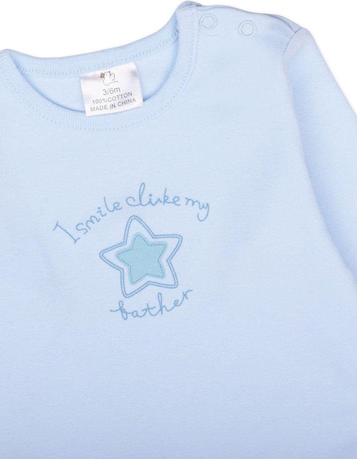 Baby Boy Sleepsuit Pack of 3 Striped and Star Print at Zubaidas Online Pakistan