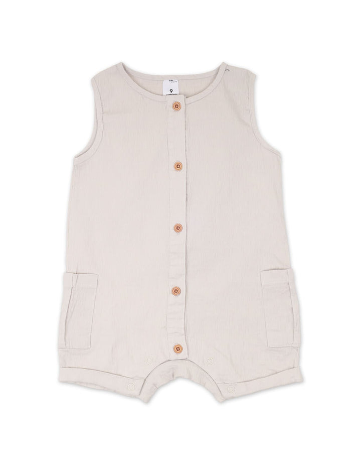 Baby Boy Sleeveless Romper with Hat 2 Pcs Summer Suit Set at Zubaidas Online Pakistan