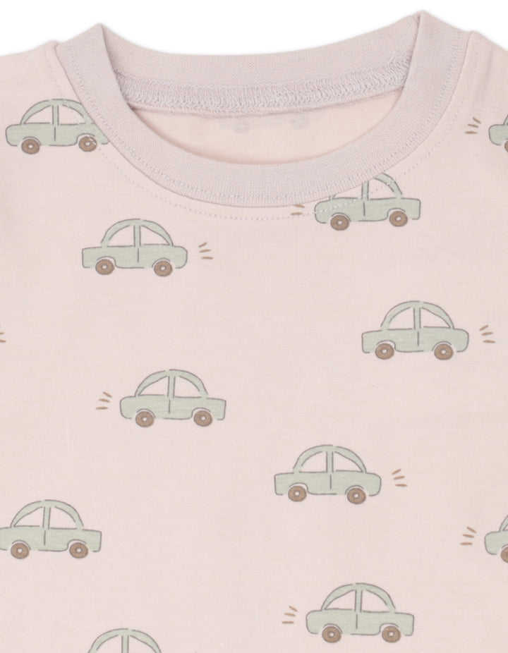 Baby Boy Summer 2 Pcs Suit Set Car Print at Zubaidas Online Pakistan