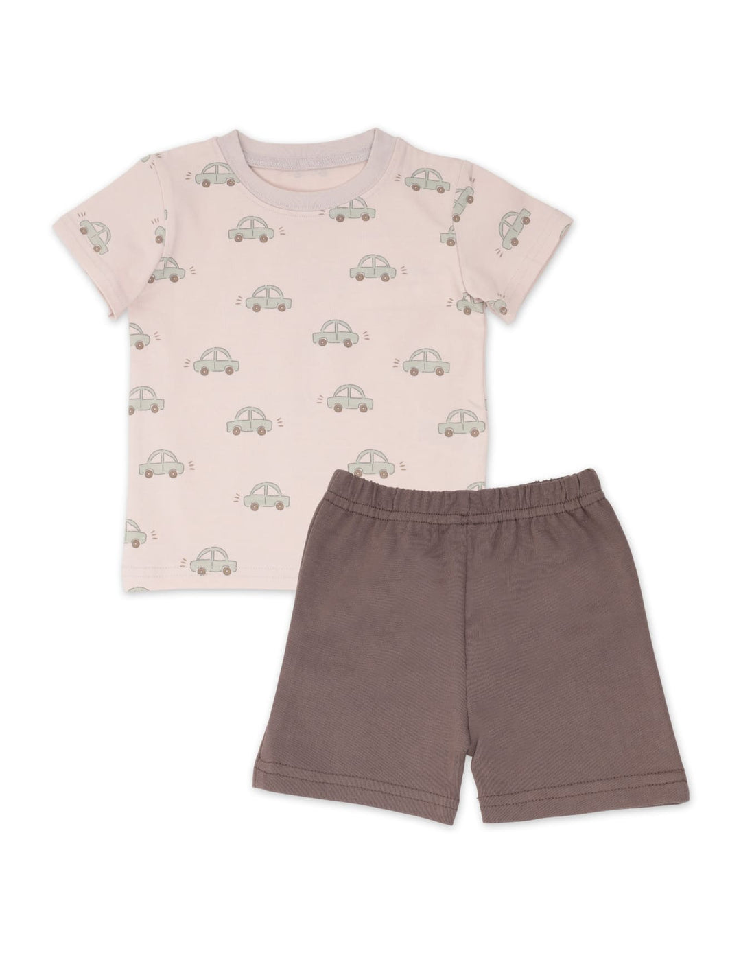 Baby Boy Summer 2 Pcs Suit Set Car Print at Zubaidas