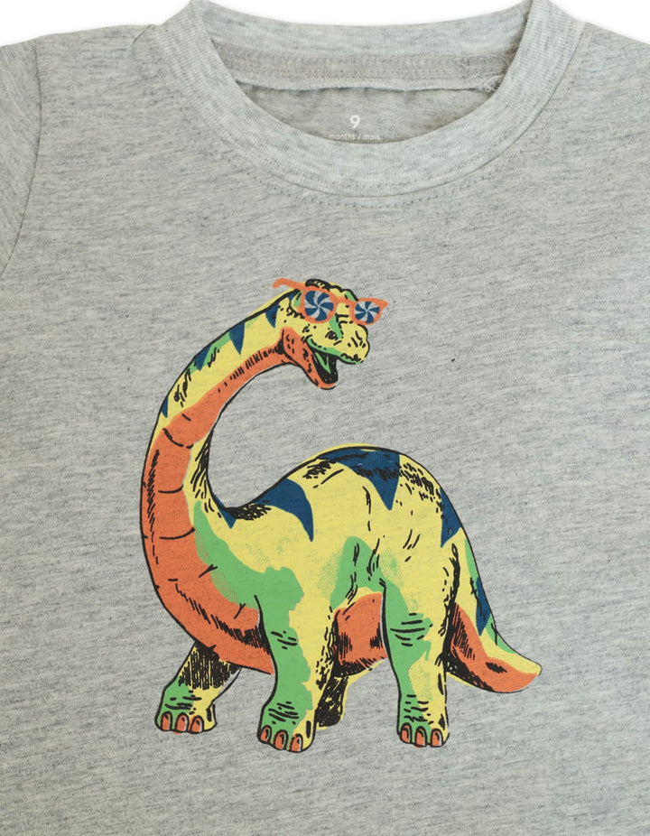 Baby Boy Summer 2 Pcs Suit Set Dinosaur Print at Zubaidas Online Pakistan