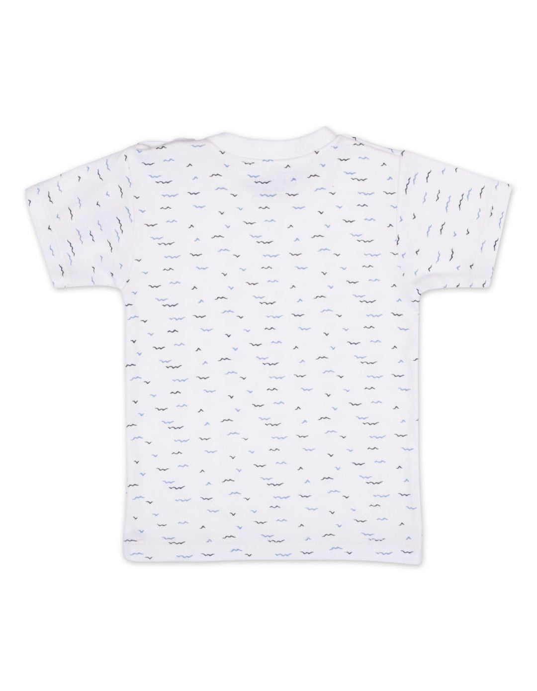 Baby Boy Summer 2 Piece Suit Set Bambies Birds White at Zubaidas Best Online Baby and Kids Store in Pakistan