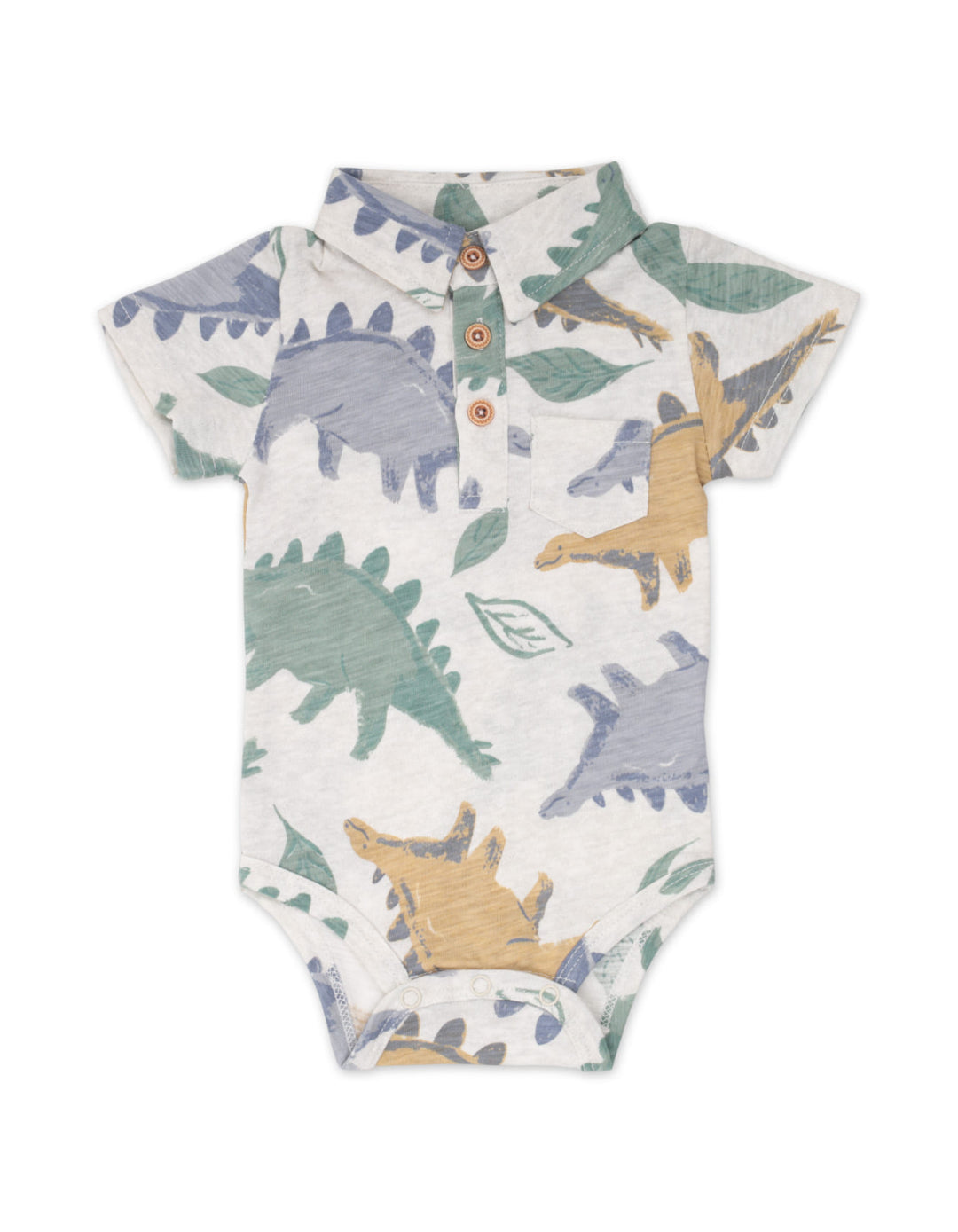 Baby Boy Summer 3 Pcs Suit Set Dino Print at Zubaidas Official Pakistan