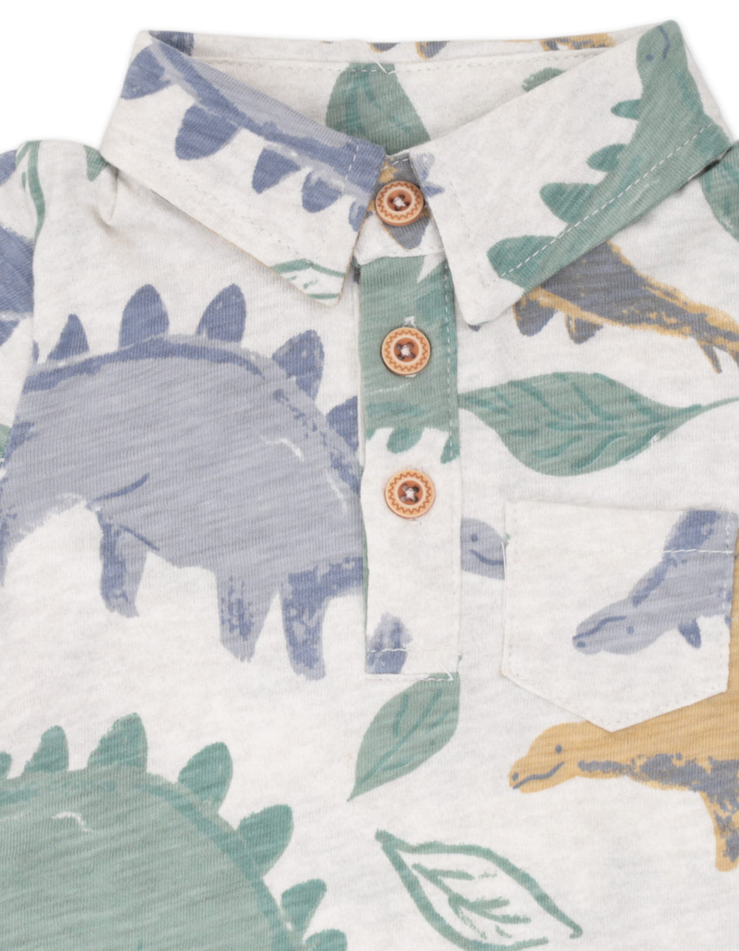 Baby Boy Summer 3 Pcs Suit Set Dino Print at Zubaidas Online Pakistan