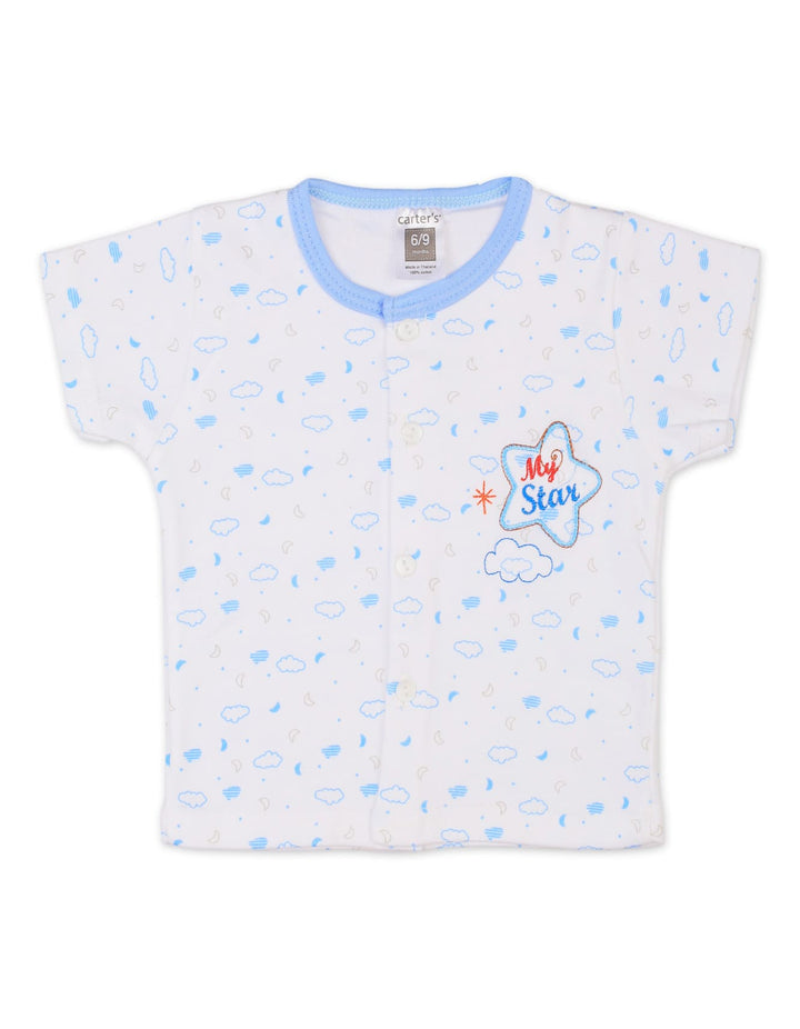 Baby Boy Summer Co Ord Set Star Blue at Zubaidas Official Pakistan
