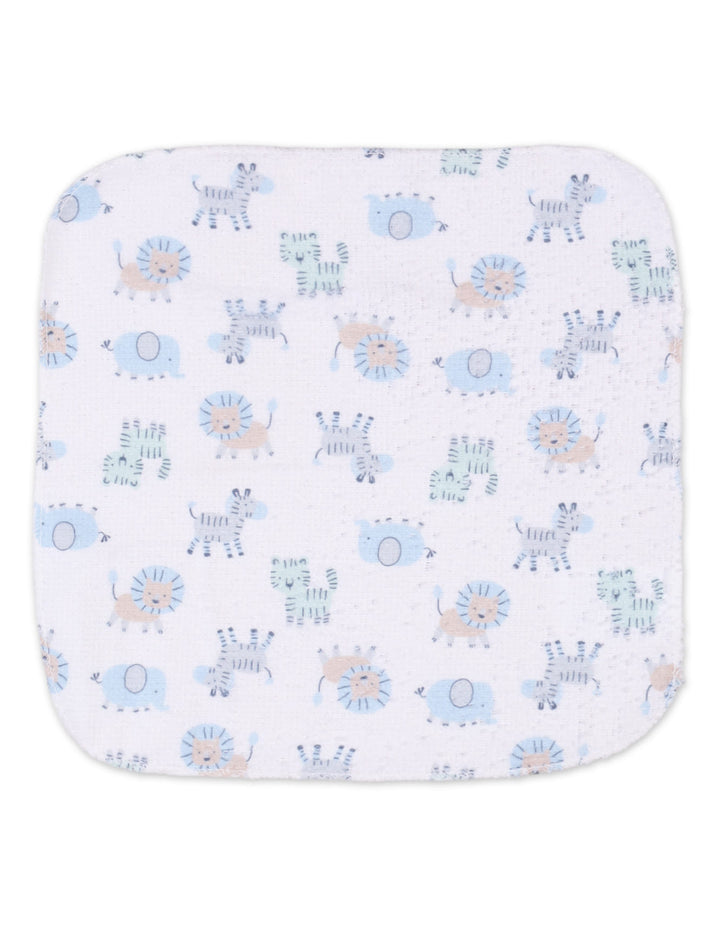 Baby Boy Wash Cloths Pack of 12  Safari Multicolor at Zubaidas Best Online Baby Shop in Pakistan