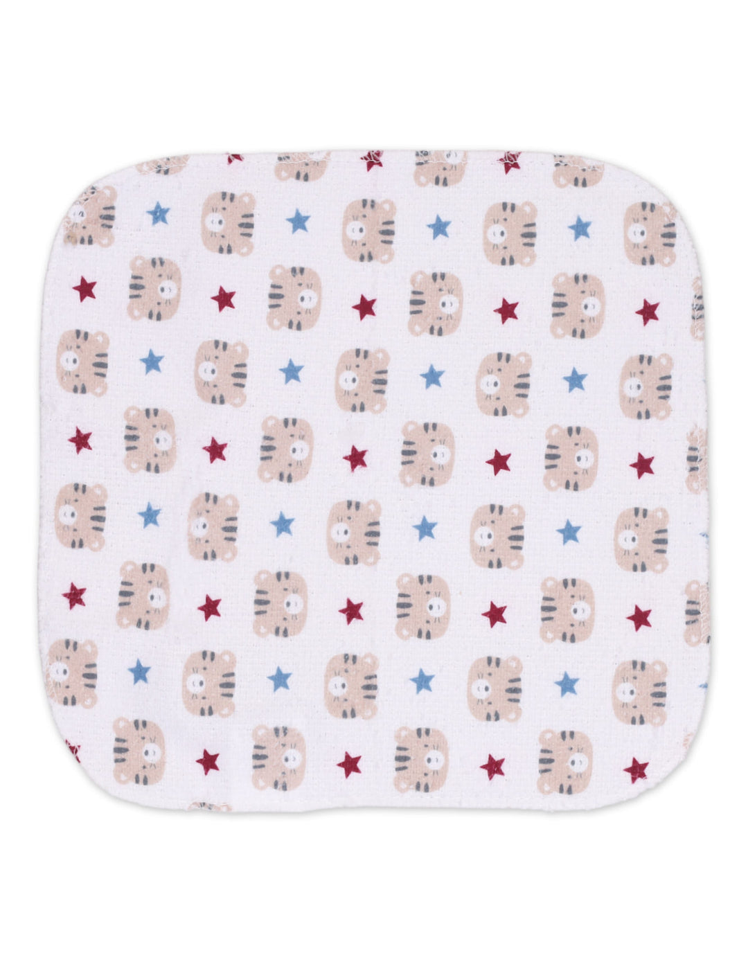 Baby Boy Wash cloths Pack of 12 Tiger Multicolor at Zubaidas Best Online Baby Store in Pakistan