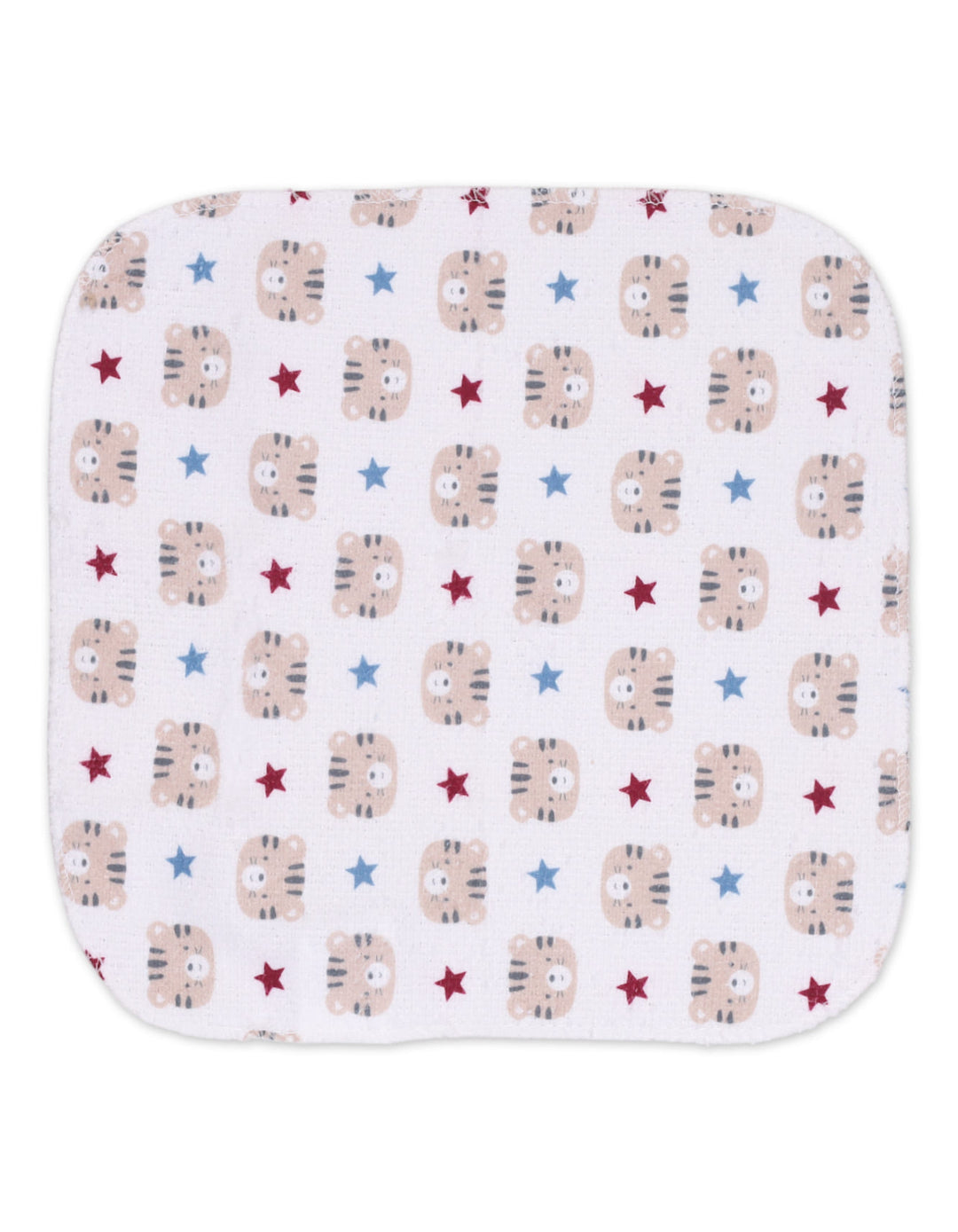Baby Boy Wash cloths Pack of 12 Tiger Multicolor at Zubaidas Number 1 Baby Store in Pakistan