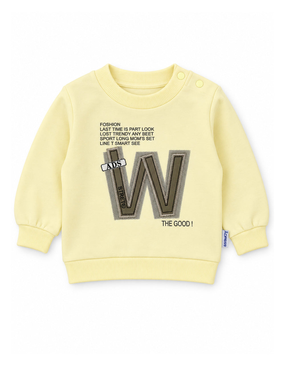 Baby Boy Winter 2 Pcs Suit Set Yellow at Zubaidas Online Pakistan