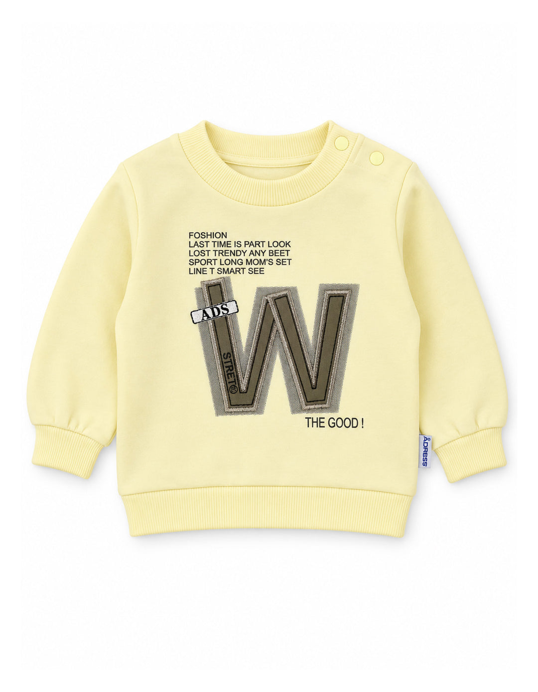 Baby Boy Winter 2 Pcs Suit Set Yellow at Zubaidas Online Pakistan