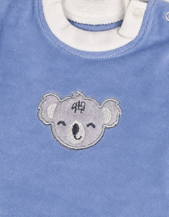 Baby Boy Winter 2 Piece Suit Set Koala Blue at Zubaidas Online Pakistan