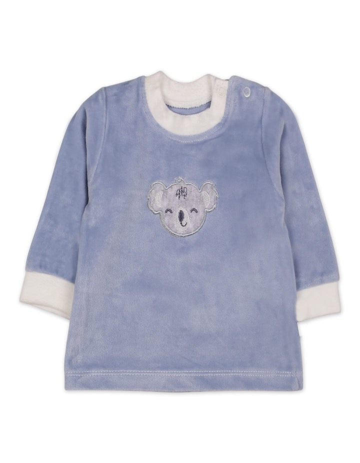 Baby Boy Winter 2 Piece Suit Set Koala Blue at Zubaidas Online Pakistan