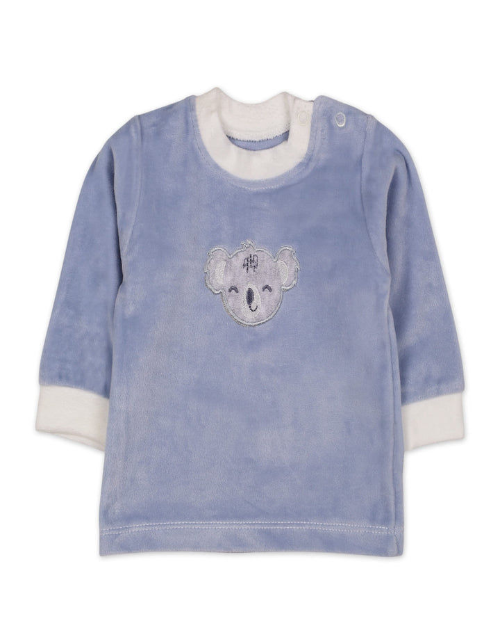 Baby Boy Winter 2 Piece Suit Set Koala Blue at Zubaidas Official Pakistan