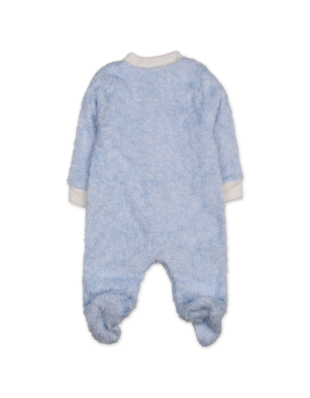 Baby Boy Winter Sleep Suit with Cap Crown and Cloud Blue at Zubaidas Best Online Baby Kids and Moms Store in Pakistan