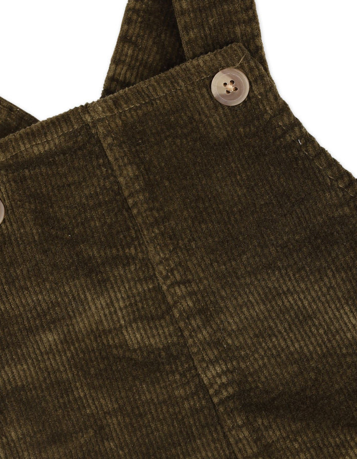 Baby Boys 2 Pieces Dungaree Winter Fashion Bambies Green at Zubaidas Official Pakistan