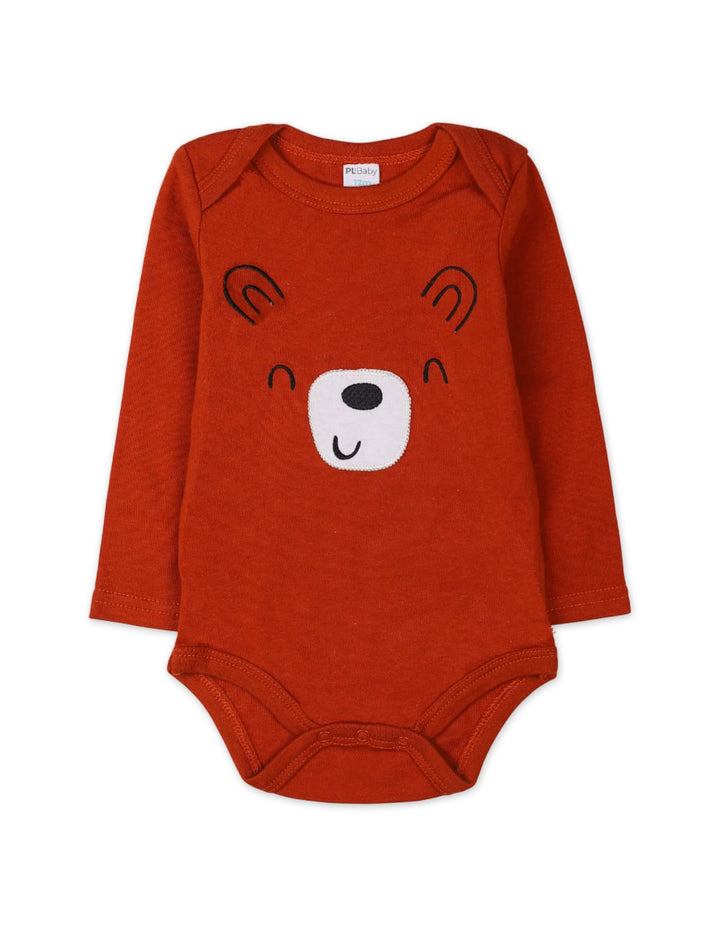 Baby Boys 3 Piece Clothing Sets Bambies Bear Print and Striped Pants at Zubaidas Pakistan