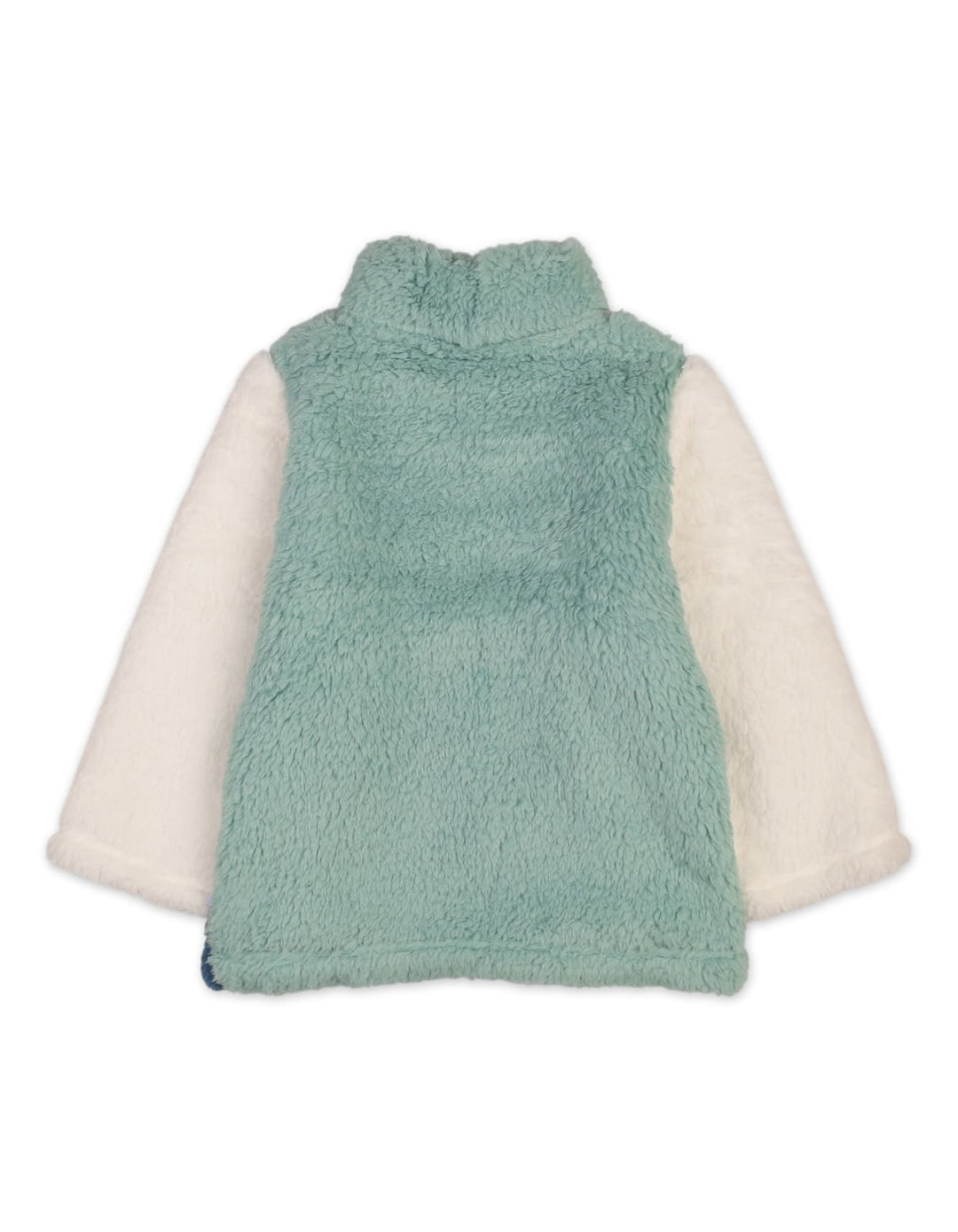 Baby Boys 3 Pieces Winter Outfit Sets Bambies Blue Bodysuit Pants and Fleece Jacket at Zubaidas Official Pakistan