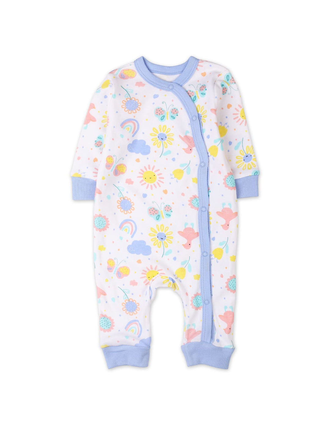 Baby Boys 3 Pieces Winter Suit Sets Bambies Light Blue and White at Zubaidas Official Pakistan