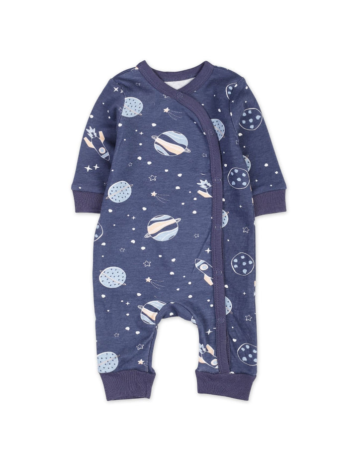 Baby Boys 3 Pieces Winter Suit Sets Bambies Space Navy and Peach at Zubaidas Pakistan