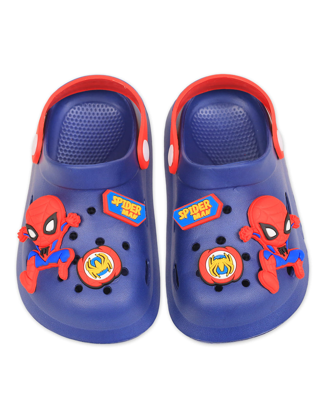 Baby Boys and Boys Crocs Avenger Spiderman Navy Blue at Zubaidas