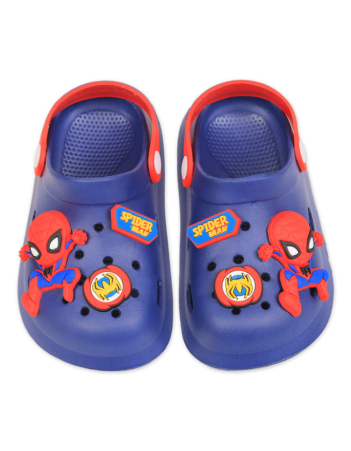 Baby Boys and Boys Crocs Avenger Spiderman Navy Blue at Zubaidas