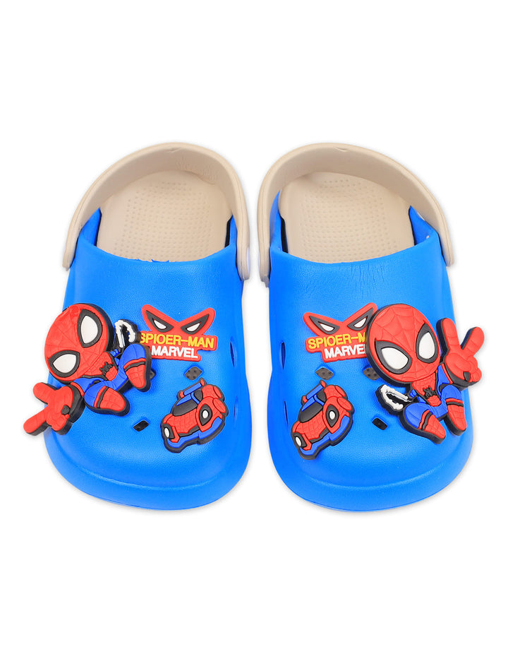 Baby Boys and Boys Crocs Marvel Spiderman Blue at Zubaidas