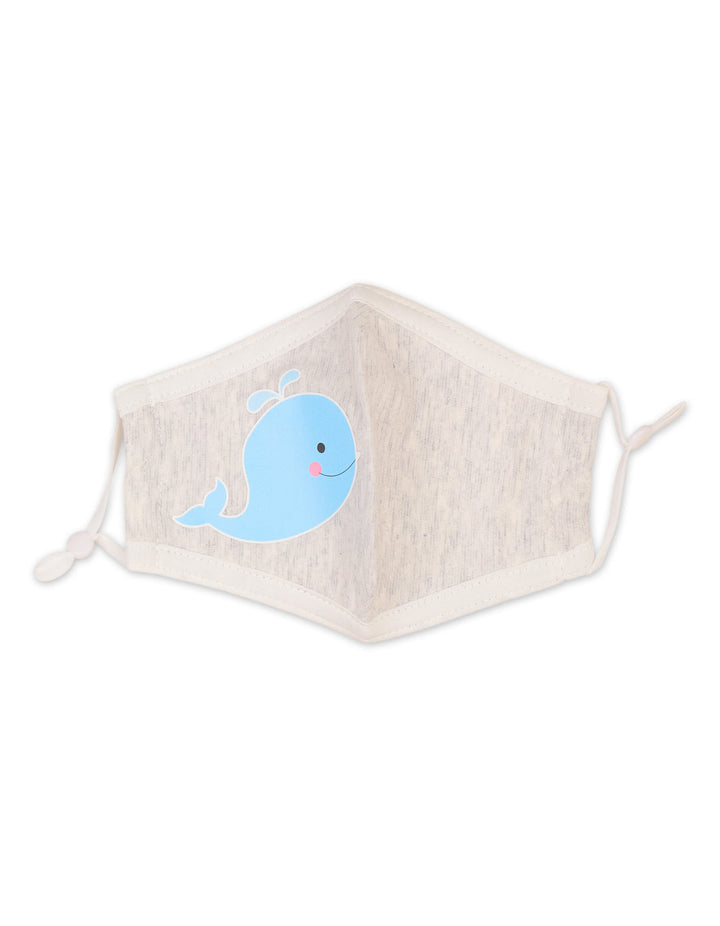 Baby Boys and Boys Reusable Face Mask Blue Whale at Zubaidas Online Pakistan