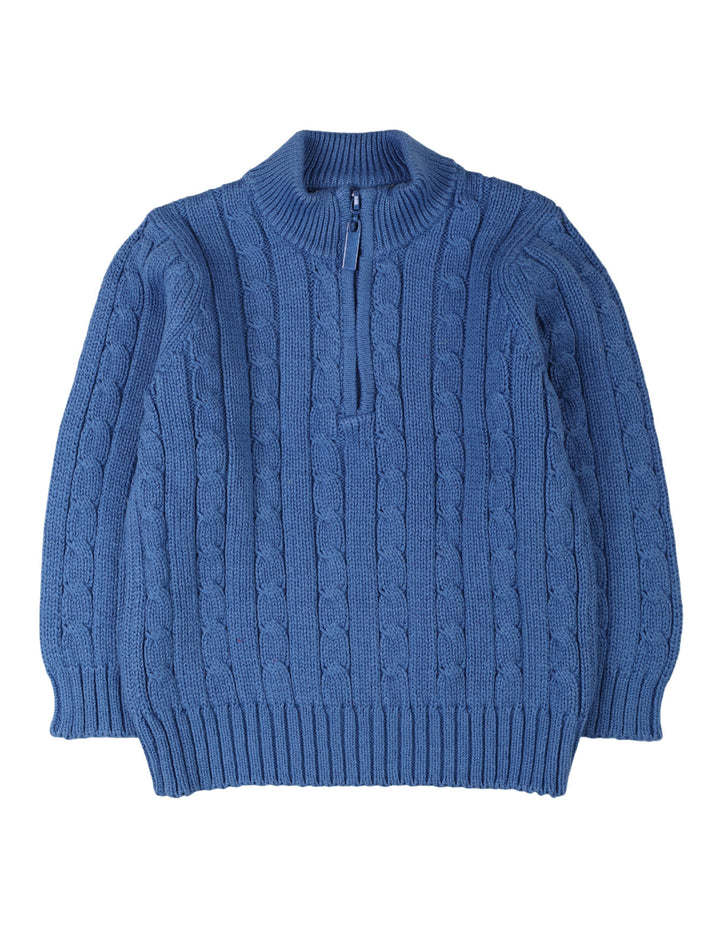 Baby Boys and Boys Winter Knitted Jumpers Bambies Blue at Zubaidas