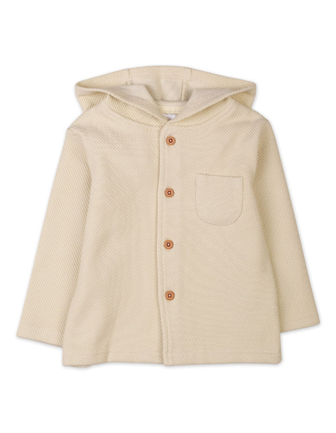 Baby Boys Beige Winter Outfit Bambies Hooded Jacket at Zubaidas Pakistan