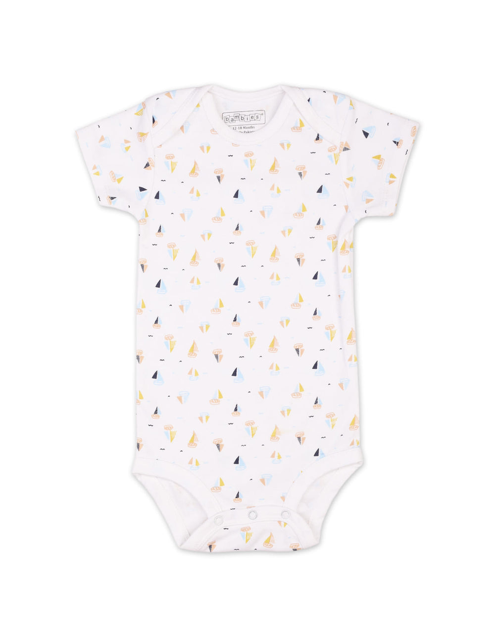 Baby Boys Bodysuit Pack of 3 Bambies Ocean at Zubaidas Official Pakistan