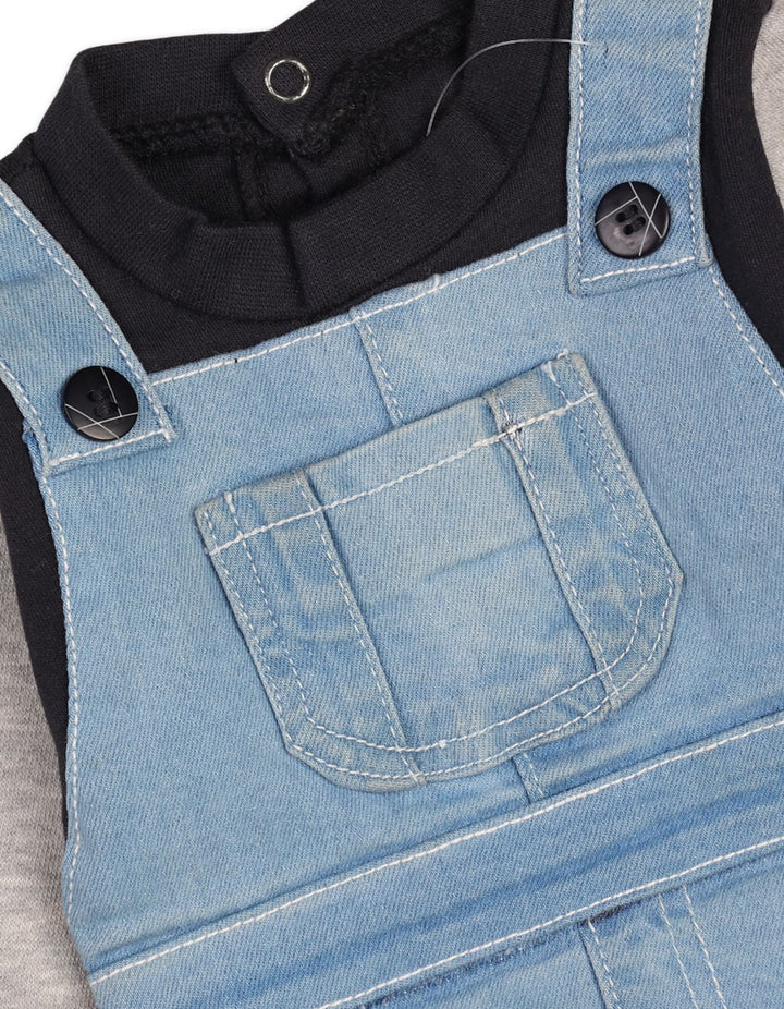 Baby Boys Denim Romper Bambies Light Blue at Zubaidas Pakistan