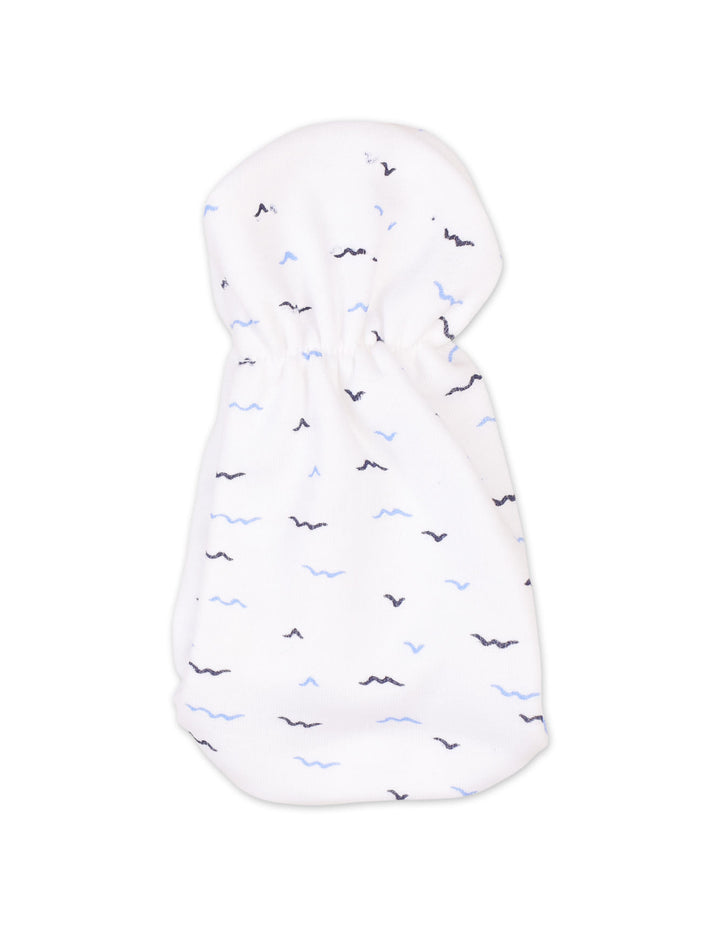 Baby Boys Feeder Cover Bambies Ocean Birds Printed White at Zubaidas