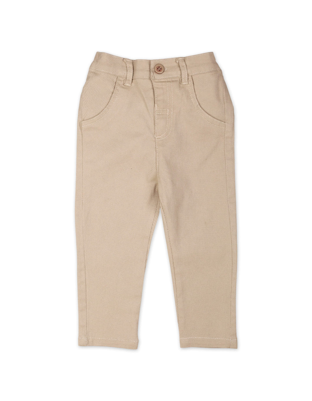 Baby Boys Pants Bambies Soft and Classic Beige I at Zubaidas