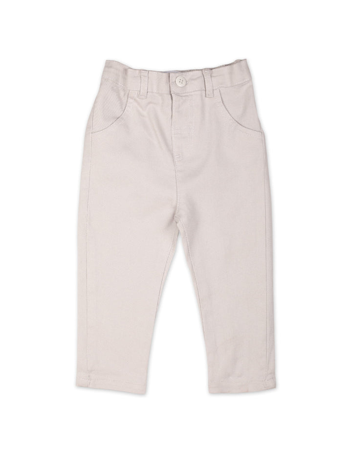 Baby Boys Pants Bambies Soft and Classic Light Grey at Zubaidas