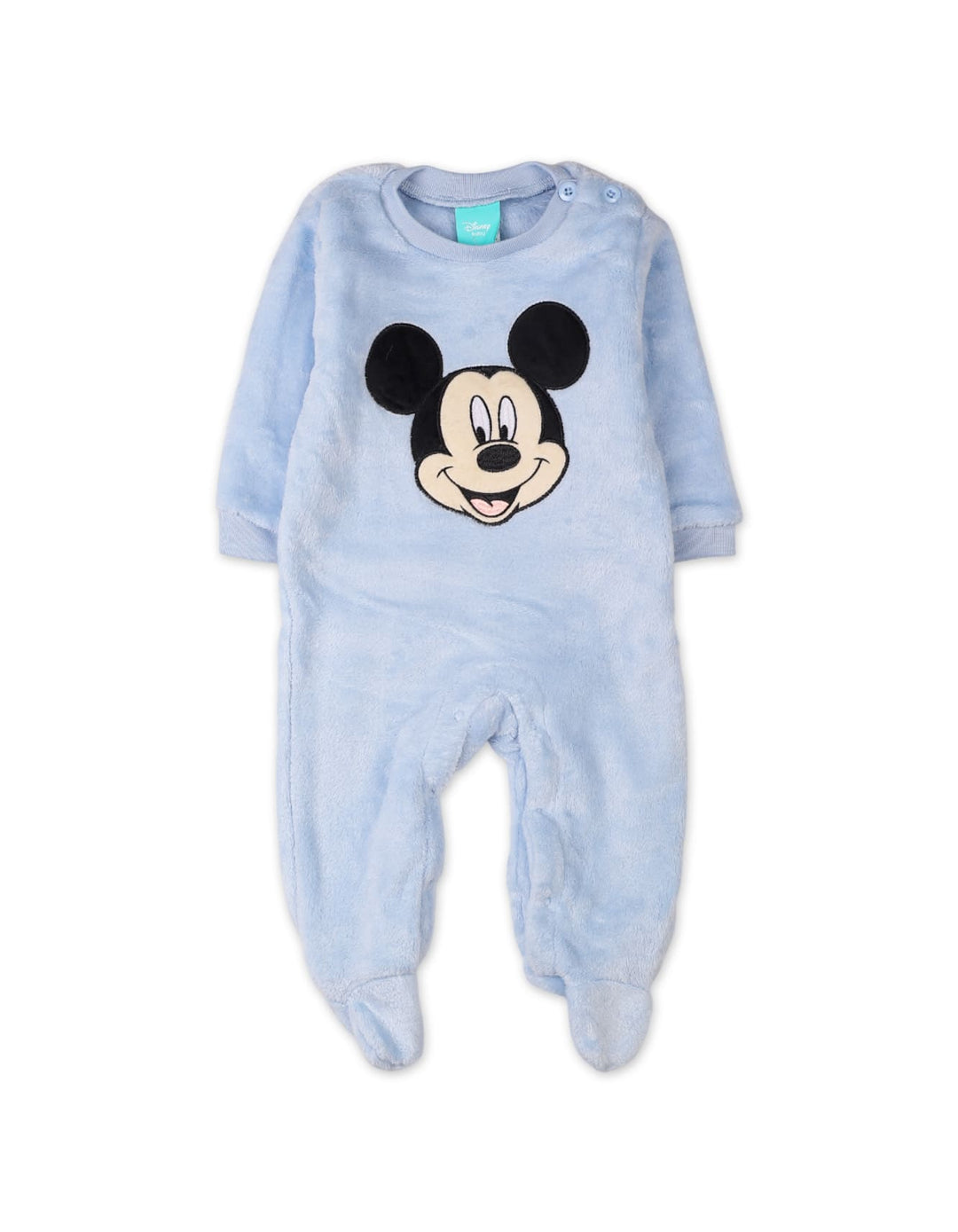 Baby Boys Romper Bambies Mickey Mouse Blue at Zubaidas