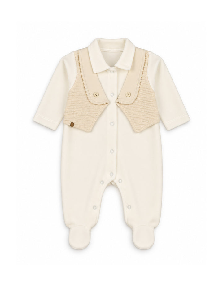 Baby Boys Romper Vest Detail at Zubaidas