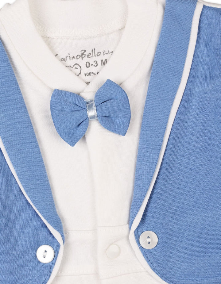 Baby Boys Romper with Cap Light Blue Premium Turkish Collection at Zubaidas Pakistan