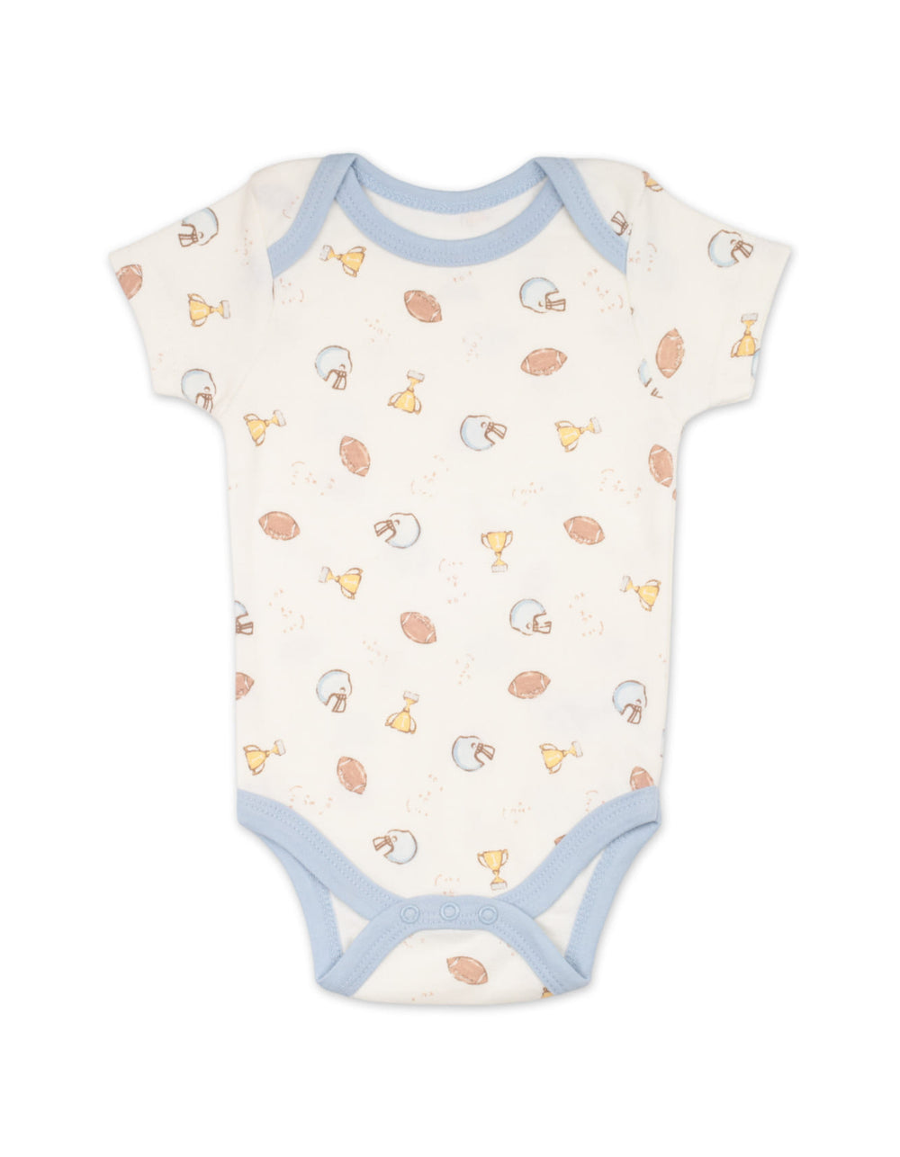 Baby Boys Short Sleeve Bodysuits Pack of 5 Football Theme at Zubaidas Official Pakistan