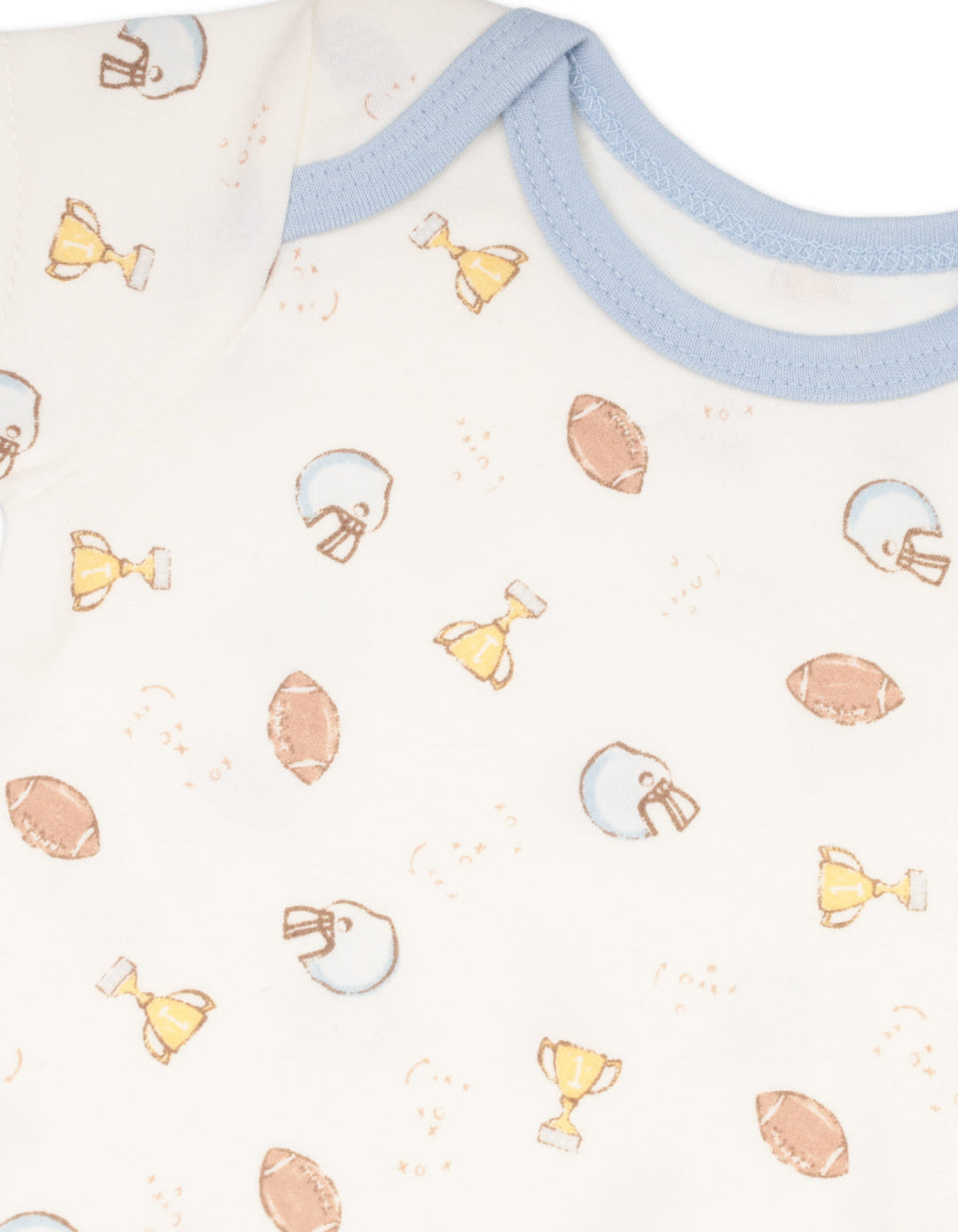 Baby Boys Short Sleeve Bodysuits Pack of 5 Football Theme at Zubaidas Online Pakistan