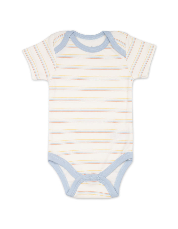 Baby Boys Short Sleeve Bodysuits Pack of 5 Football Theme at Zubaidas Best Baby and Kids Store in Pakistan