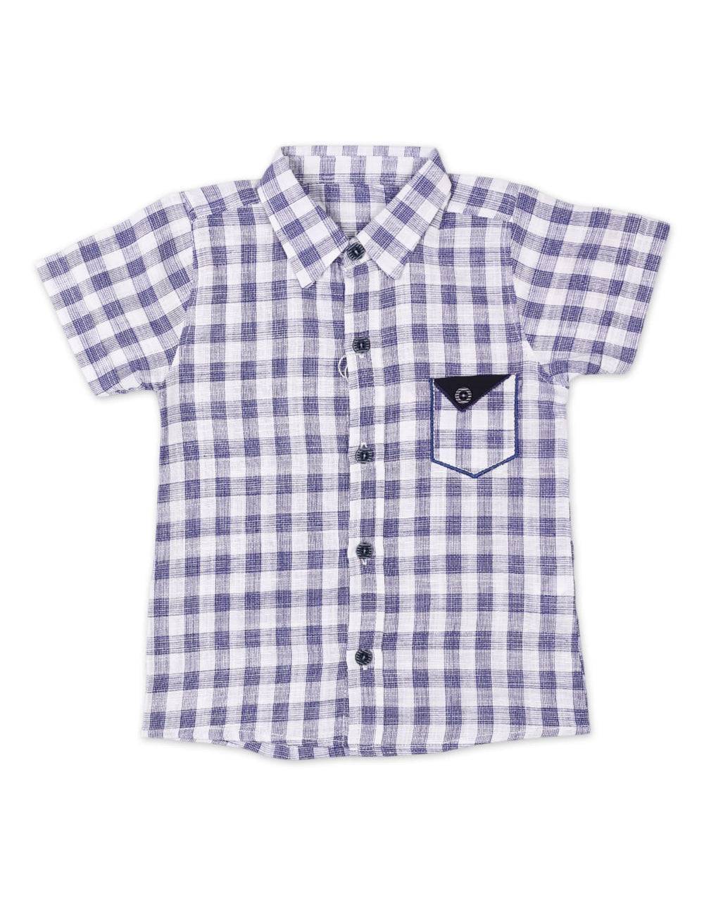 Baby Boys Summer Suit Blue Check Premium Turkish Collection at Zubaidas Official Pakistan