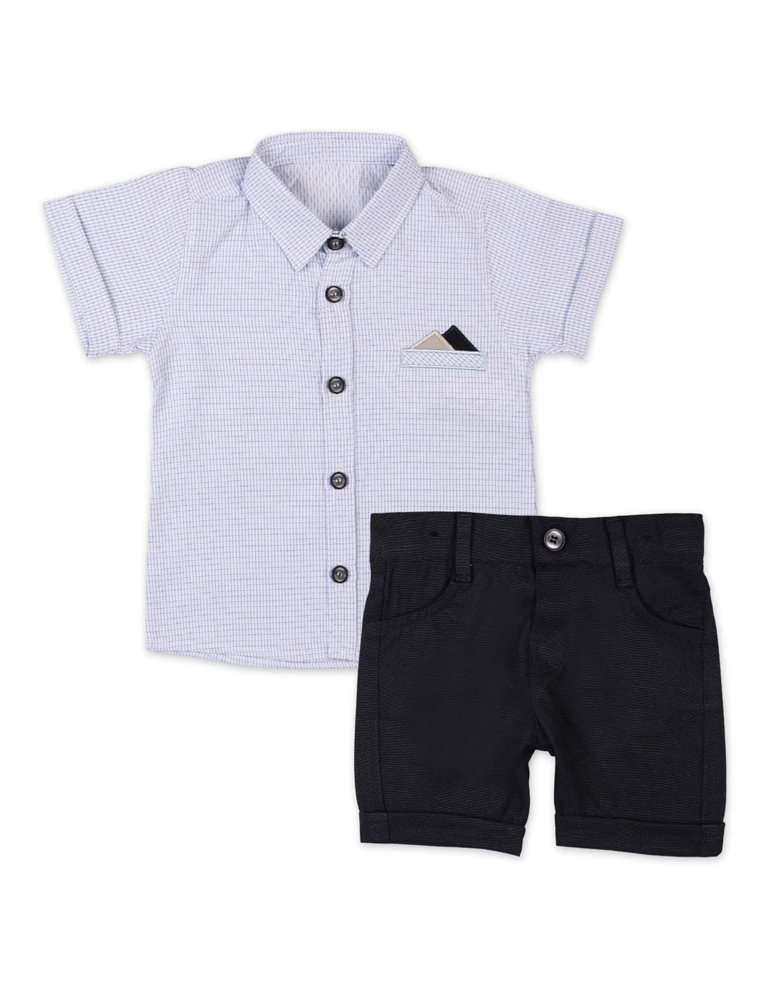 Baby Boys Summer Suit Blue Premuim Turkish Collection at Zubaidas