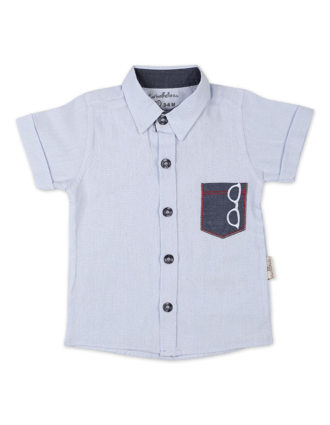 Baby Boys Summer Suit Light Blue Striped Premium Turkish Collection at Zubaidas Online Pakistan